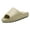 Khaki, variant on TENGTA Men's Slides Breathable Cool Beach Sandals Flip Flops Fish Mouth Men Slippers Summer Lightweight Bone Shoes