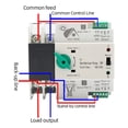 thumbnail image 3 of Interruptor Selector Eléctrico, Sincronización Segura Resistente Al Envejecimiento Interruptor De Transferencia Automática De Doble Potencia Mini 50/60 Hz PV A La Red Eléctrica, 3 of 7