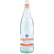 Acqua Panna Natural Spring Water, 25.3 fl oz glass water bottle