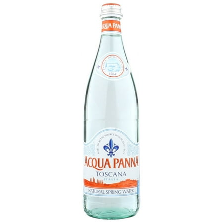 Acqua Panna Natural Spring Water, 25.3 fl oz glass water bottle