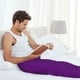 thumbnail image 5 of Balery Purple Pantalones de pijama para hombre, pijama ultraligero, pantalón de descanso-Large, 5 of 6