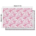 thumbnail image 6 of Pink Breast Cancer Summer Placemats Table Placemats Set Of 4-Linen Kitchen Washable Placemats Table Mats 11.8"x17.7" Non-Slip Heat Resistant, 6 of 6