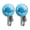 Blue, variant on Cute Kawaii Baby Narwhal Novelty Silver Plated Stud Earrings