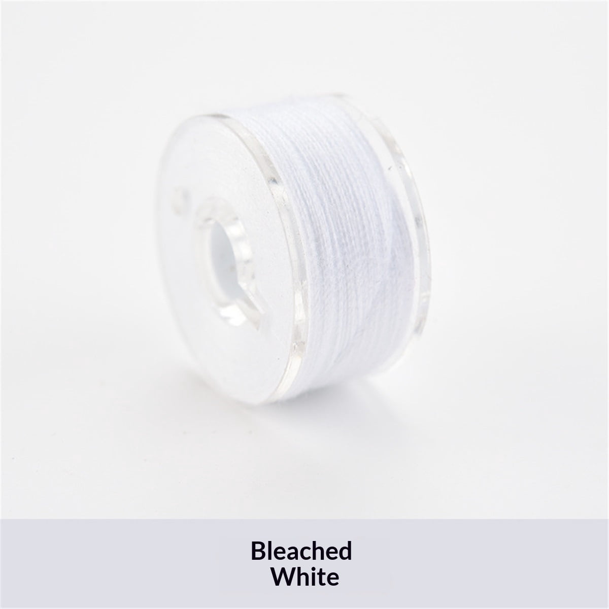 brothread 144pcs (96White+48Black) Prewound Bobbin Thread Plastic Side for Commercial & Home Embroidery and Sewing Machine-Cottonized Soft Feel Polyester Sewing Thread