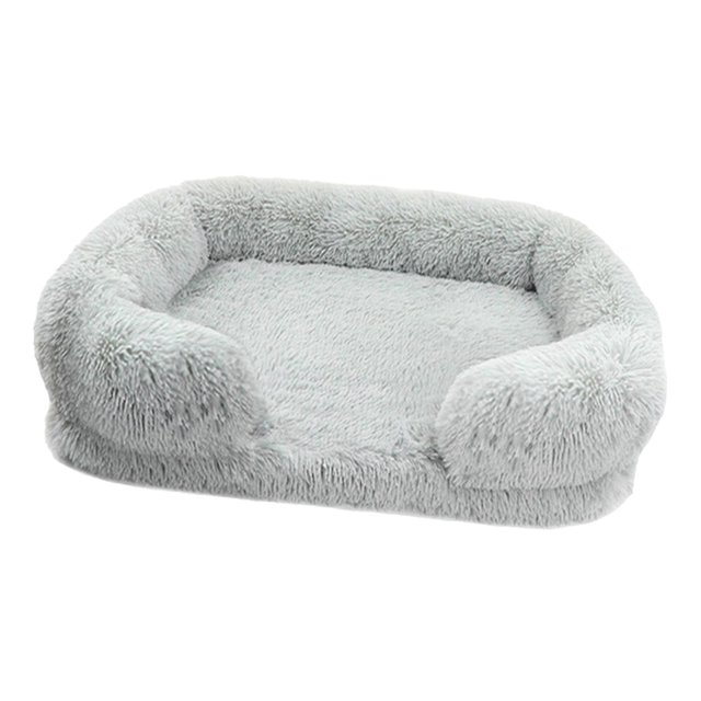 Cama para gatos Strade Fareast Limited con calentamiento automático suave Gris claro M