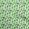 thumbnail image 1 of oneOone Velvet Green Fabric Cactus Sewing Material Print Fabric By The Yard 58 Inch Wide, 1 of 7