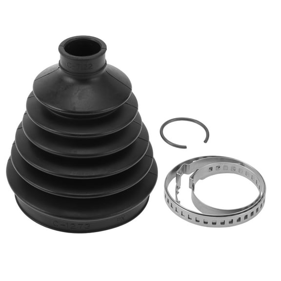 Unique Bargains CV Joint Boot Kit No.1K0498203 W/ Clamps Constant Velocity Joint Boot for Volkswagen Beetle 98-16 for Volkswagen Jetta 02-17 Rubber Strong Durable