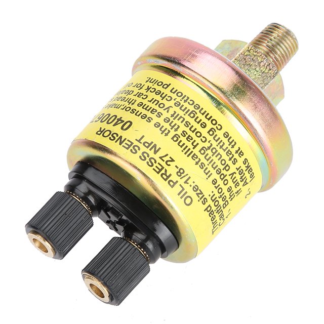 Sensor de Presión de Aceite del Motor de Automóvil, Sensor de Presión de Aceite del Motor de Repuesto Universal 1/8 NPT Para Medidor del Mercado de Accesorios