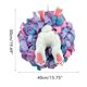thumbnail image 4 of Billuyoard Adorno de conejito de Pascua Puerta de pared de Pascua Guirnalda colgante Decoración de flores de Pascua para el Festival de primavera Kits de decoración para fiestas No.2 Billuyoard HA045242-02, 4 of 6