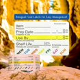 thumbnail image 2 of InStockLabels Dissolvable Food Labels - 2&acirc;? x 3&acirc;? (500 Labels) - Rotation Food Stickers for Kitchen & Restaurant Supplies - Ideal for Jar, Cont, 2 of 7