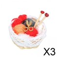 thumbnail image 1 of Hilo de lana en cesta Baoblaze 3x1/12 Miniatura Rojo, 1 of 8