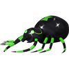 Green Spider With Turning Head Airblown