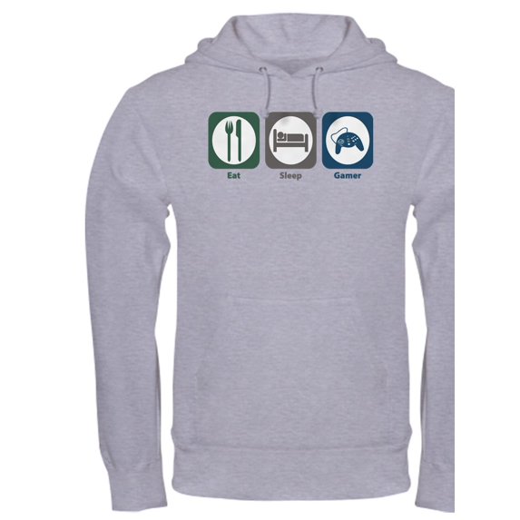 CafePress - Eat Sleep Gamer Hooded Sweatshirt - Pullover Hoodie, Hooded Sweatshirt
