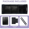 thumbnail image 3 of Trunk Organizer for Car, Sturdy Storage Organization with Non-Slip Bottom Strips, 95L Large Capacity Cargo Organizer for Suv, Truck, Sedan, Waterproof Portable Car Organizers for Women Men, 3 of 8