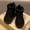black, variant on Fdskwky Super Shorty Boot | Women's Ankle Boot | Women's Slip On Boot | Comfortable Winter Boot | Multiple Colors & Sizes