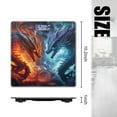 thumbnail image 2 of Bathroom Scale, Highly Accurate Digital Body Scale,Precisely Measures Weight up to 400 lbs-Dragons With Fire And Ice, 2 of 4