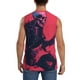 thumbnail image 4 of Fotbe Rock Skull Guitarist Men's Camiseta sin Mangas Estampada para Hombres, Playera Casual para Gimnasio, Entrenamiento, Playa-Large, 4 of 7
