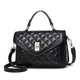 thumbnail image 1 of Bolso de hombro de moda bolso de hombro de ocio de cuero artificial portátil rómbico, 1 of 5