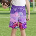 thumbnail image 2 of oqasdz Child Girls Boys Shorts Ice Cream Print Elastic Waist Comfortable Shorts With Pockets Sports Active Board Shorts Size 5 Y-6 Y, 2 of 4