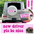 thumbnail image 5 of Blarkrus New Driver Pls Be Nice Car Sticker, Bumper Sticker & Funny Sticker Magent, 5 of 9