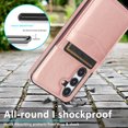 thumbnail image 6 of Dteck Case for Samsung Galaxy A15 5G,Magnetic PU Leather Card Slots Wallet Case Shockproof Kickstand Back Cover for Galaxy A15,Rosegold, 6 of 7