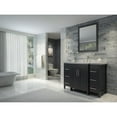 thumbnail image 2 of ARIEL HOLLANDALE 49 IN. SINGLE SINK VANITY SET IN BLACK, 2 of 4