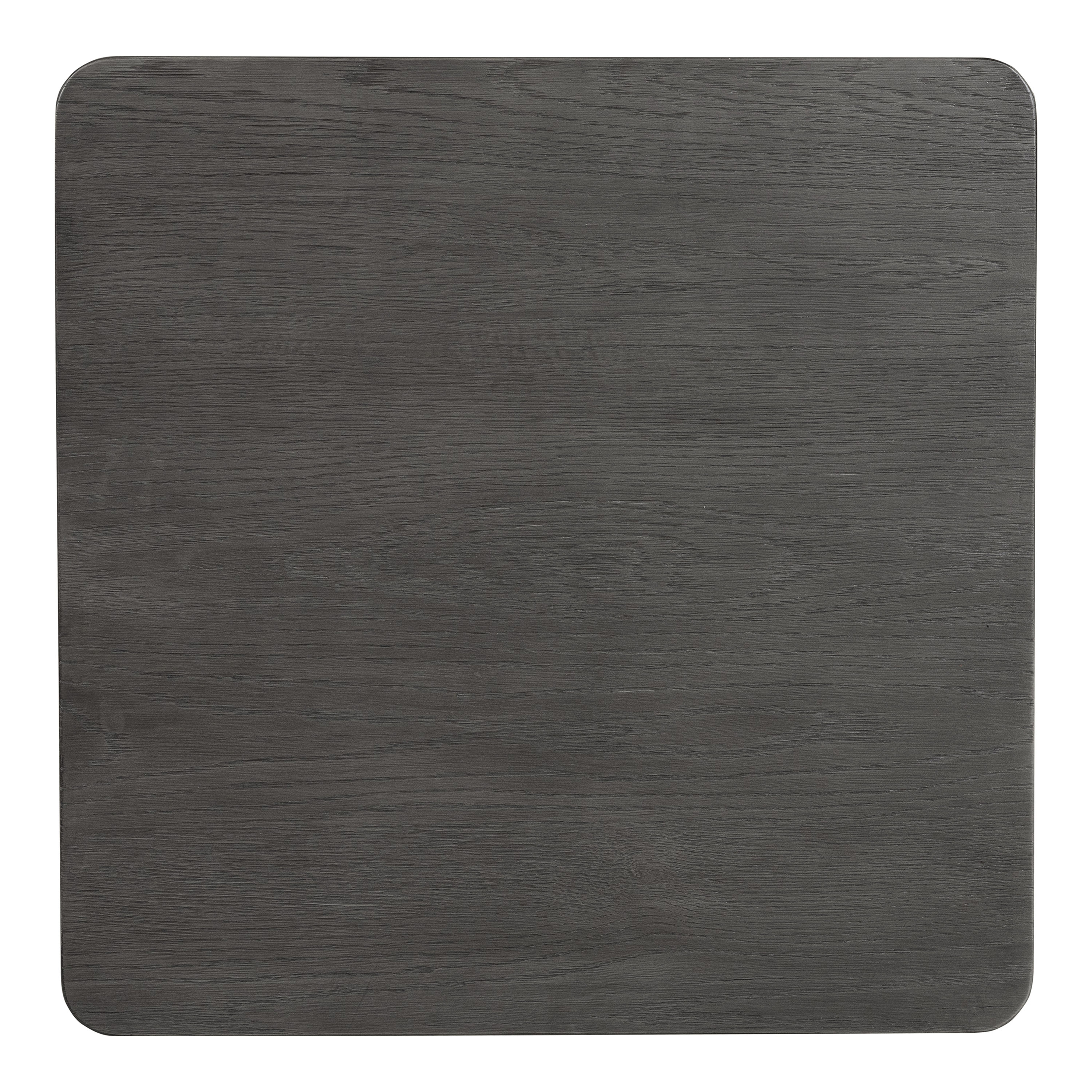 Furniture of America Cheri Modern 1-Drawer Solid Wood End Table, Ash Gray