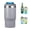 Gray, variant on NCQ 4 in 1 Stainless Steel Can/Bottle Insulator, 14oz Two-Way Lids SUS Insulated Can Cooler, Beer Bottle holder (White)