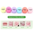thumbnail image 3 of Bálsamo Labial Hidratante con Esencia Natural de Uva, Reparador de Labios en Forma de Bola, Duradero y Portátil, Ideal para Uso Diario y Nocturno, Color Morado., 3 of 6
