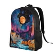 thumbnail image 2 of Disketp Fantasy Cosmic Landscape Mochila Unisex de Apertura Lateral Completa, Mochila para Laptop para Escuela, Trabajo y Viajes, 2 of 8