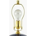 thumbnail image 4 of Livabliss Table Lamps, 20" Stellar Traditional Bedside Nightstand Table Lamp for Bedroom Living Room Office, Dark Blue Body with White Shade (20"H x 19"W x 19"D), 4 of 6