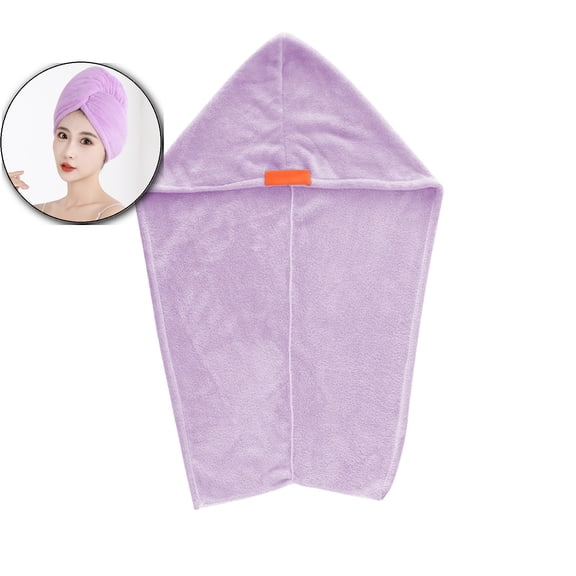 Microfiber Hair Towel Wrap Hair Turbans Head Towel Super Absorbent Lightweight Quick Dry Towel, 19.69"×29.53"
