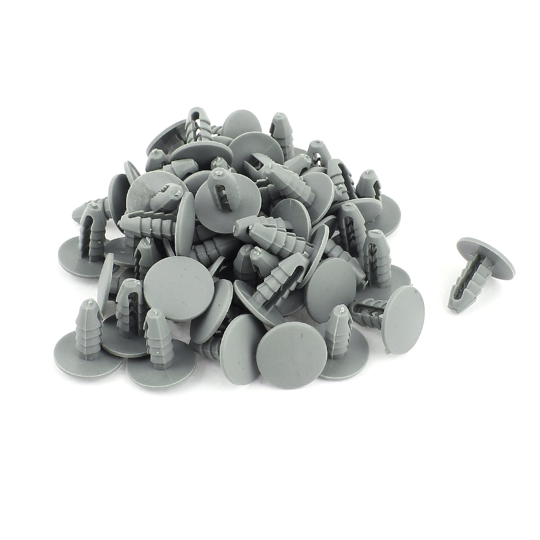 Unique Bargains 50 Pcs 8mm Hole Plastic Auto Truck Car Expanding Screw