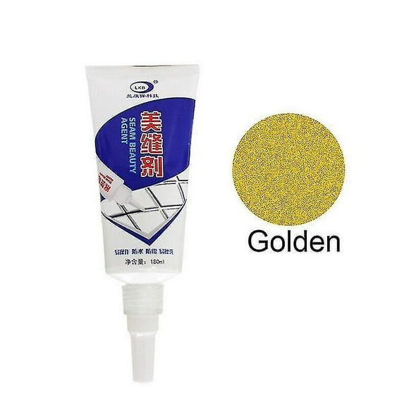 Gold Tile Gap Beauty Grout Epoxy Sealant Aide Repair Seam Filling Reform Wall Glue Z40443
