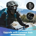thumbnail image 3 of uds pasamontañas de invierno máscara de esquí para hombres y mujeres, máscara facial térmica a prueba de viento bufanda para clima frío para ciclismo esquí escalada, 3 of 7