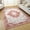 Red, variant on YJ.GWL Soft Boho Area Rug Vintage Floral Print Rugs Low-Pile Accent Carpets for Living Room Bedroom Home Decor,5'X8',Red