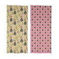 thumbnail image 2 of Neck Warmers Set of 2, Unisex, Avocado Love Themed Illustration, Pink Green Brown, by Ambesonne, 2 of 2