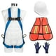 thumbnail image 1 of Kit de Arnés de Seguridad Mexsafe Casco Blanco Chaleco Naranja Guante M Talla M, 1 of 5