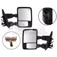 thumbnail image 1 of 2003 – 2007 Ford F250 F350 F450 F550 Power Heated Tow Mirrors Black, 1 of 1