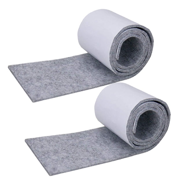 Bewildely 2 bolsas de tiras blancas de fieltro para el hogar que reducen el ruido y la , imprescindibles para un hogar tranquilo, tiras de Decoración del hogar gris claro