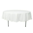 thumbnail image 3 of BalsaCircle 90" Premium Round Polyester Tablecloth Wedding Table Linens Ivory, 3 of 8