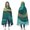 Teal and Gold, variant on Wearable Blanket,Teal Gold Marble Pattern Hooded Wearable Flannel Blanket for Adults & Teens,Winter Poncho Shawl Wrap Cape Cozy Anti-Pill,50"x60"