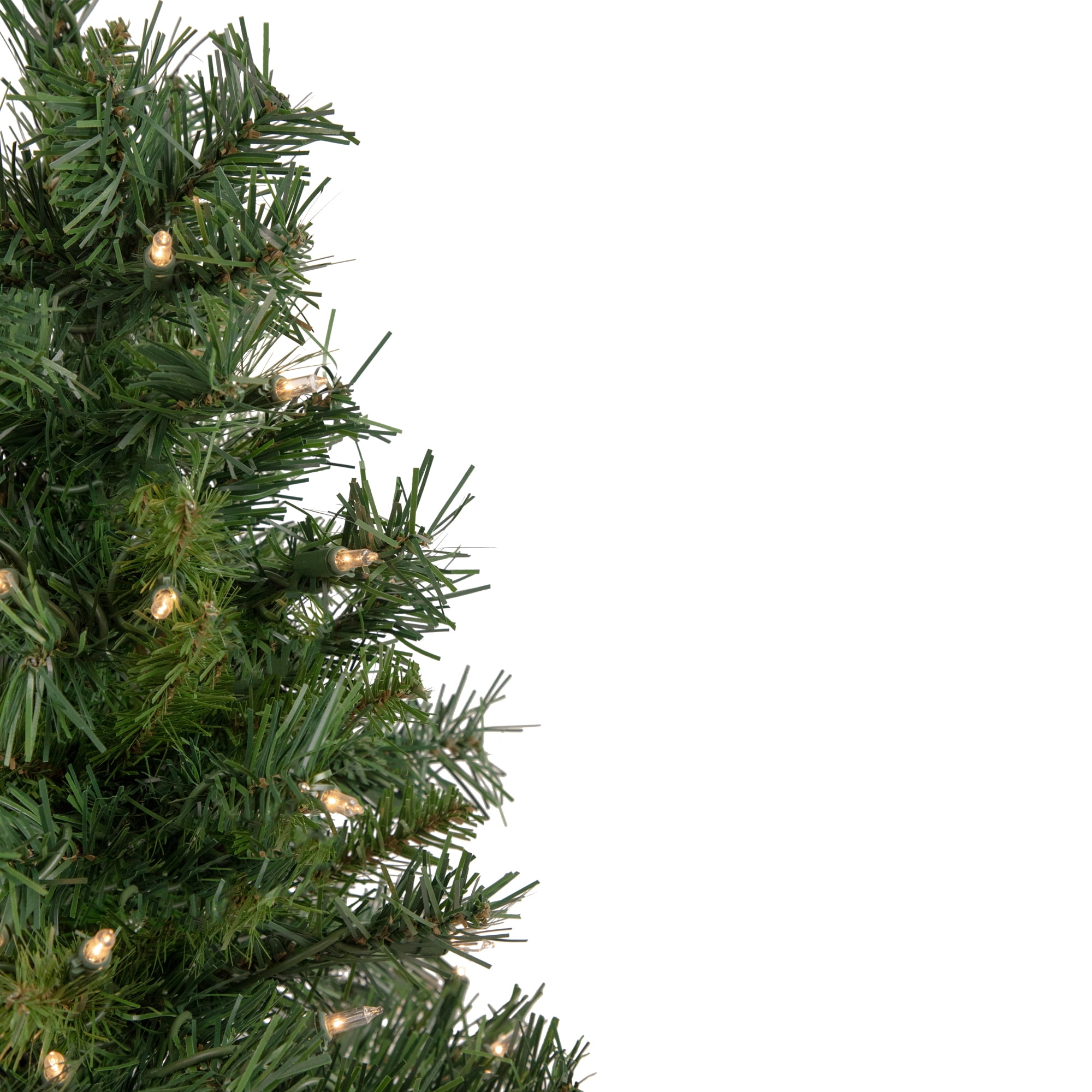 Northlight Pre-Lit Medium Aspen Pine Artificial Christmas Tree - 2' - Clear Lights