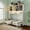 White, variant on Harper & Bright Designs Twin Size Horizontal Murphy Bed, Wooden Folding Wall Bed Chest Cabinet Bed with Top Cabinet, Hidden Murphy Bed for Guest Room Small Space, White
