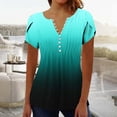 thumbnail image 2 of Summer Shirts 2026 Womens Solid T Shirts for Women Loose Oversized Tops Basic Tee, 2 of 5