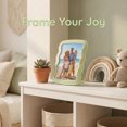 thumbnail image 7 of Unique Bargains Wavy Picture Frame Cute Scalloped Plastic Photo Frame Green 4" x 6", 7 of 7