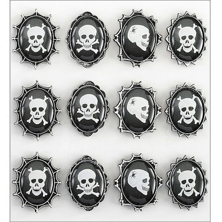 Jolee's Halloween Stickers, Skull Cameos