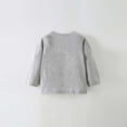 thumbnail image 5 of Gelikeya Dinosaur Sweatshirts for Little Boys Long Sleeve Sweater Tops Soft Comfy Cotton Clothes (Grey, 3-4 Years), 5 of 9