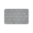 thumbnail image 1 of Maytalsory Quick-drying Bathroom Rugs Exquisite Crafted For Easy Cleaning Toilet Rugs Bath Mat Carpets Grey 1 Pc, 1 of 6
