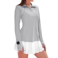 thumbnail image 1 of Camiseta IECCP para mujer, manga larga, secado rápido, para correr, UPF 50+ UV, 1 of 5